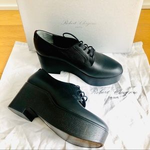 Brand New Robert Clergerie platform derby